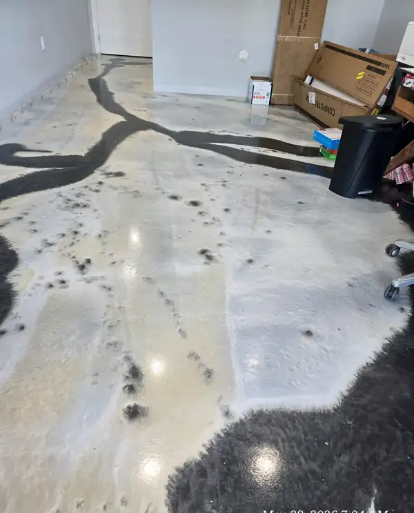Same floor, curing