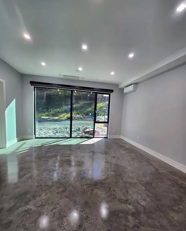 Residential polished floor